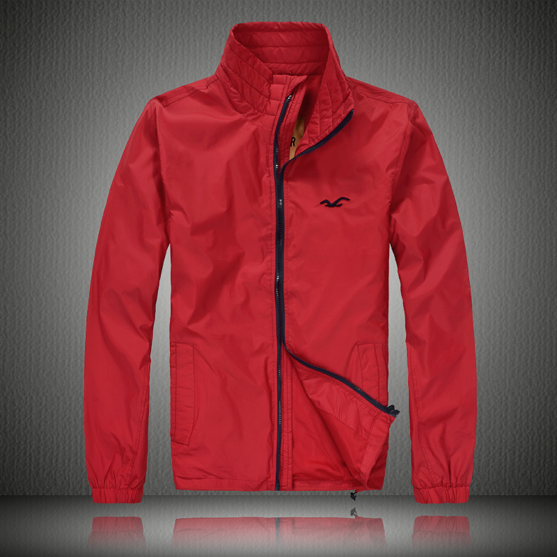 Veste Hollister Homme Pas Cher en Rouge